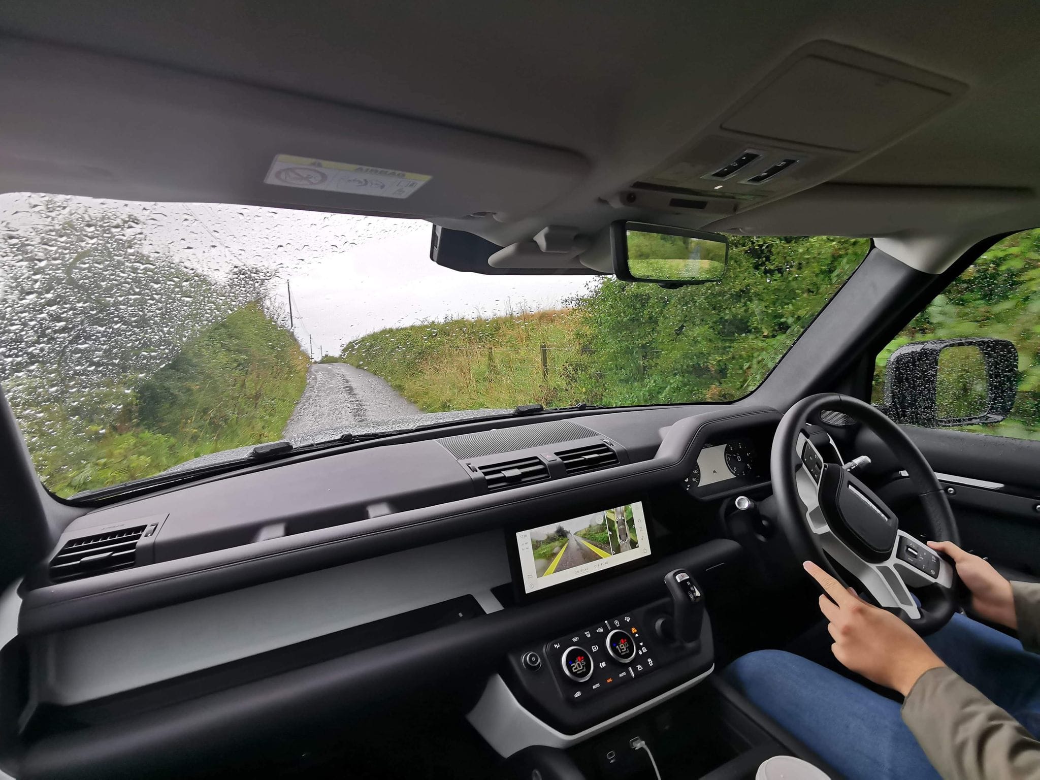 New Land Rover Defender interior