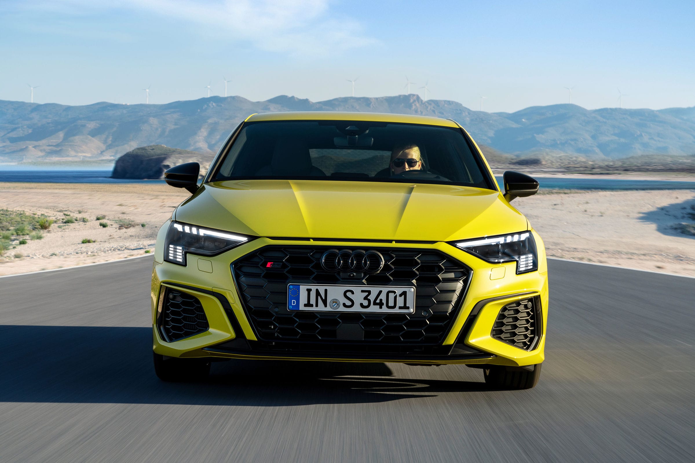 New 2021 Audi S3 Hatchback in Python Yellow