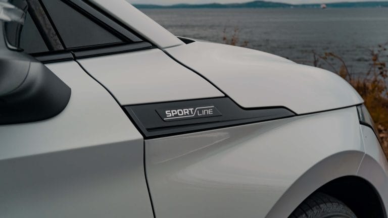 Skoda Enyaq Sportline side badge