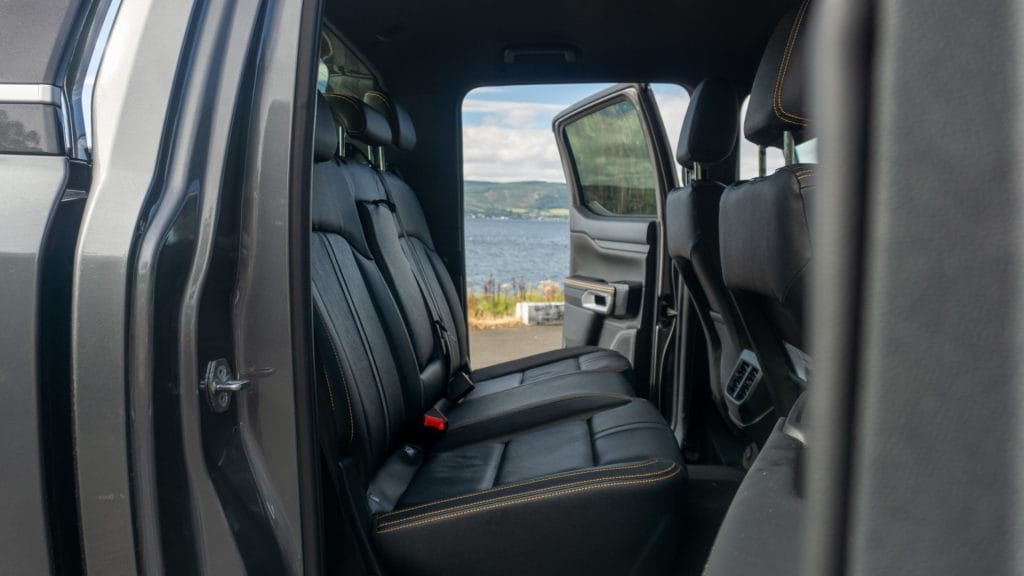 Ford Ranger double cab rear seats