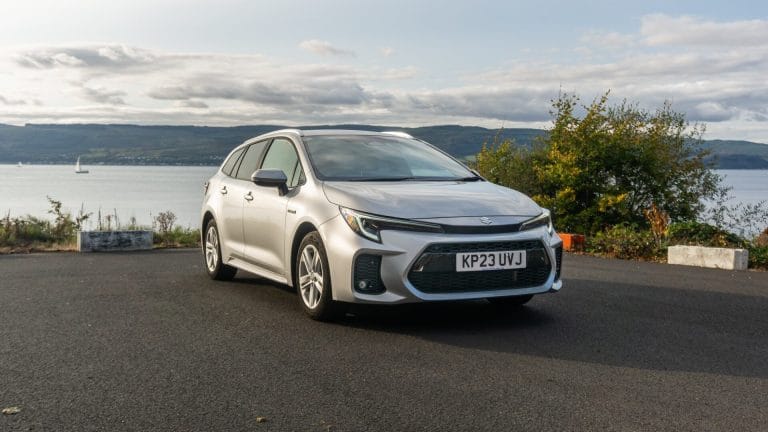 silver Suzuki Swace hybrid