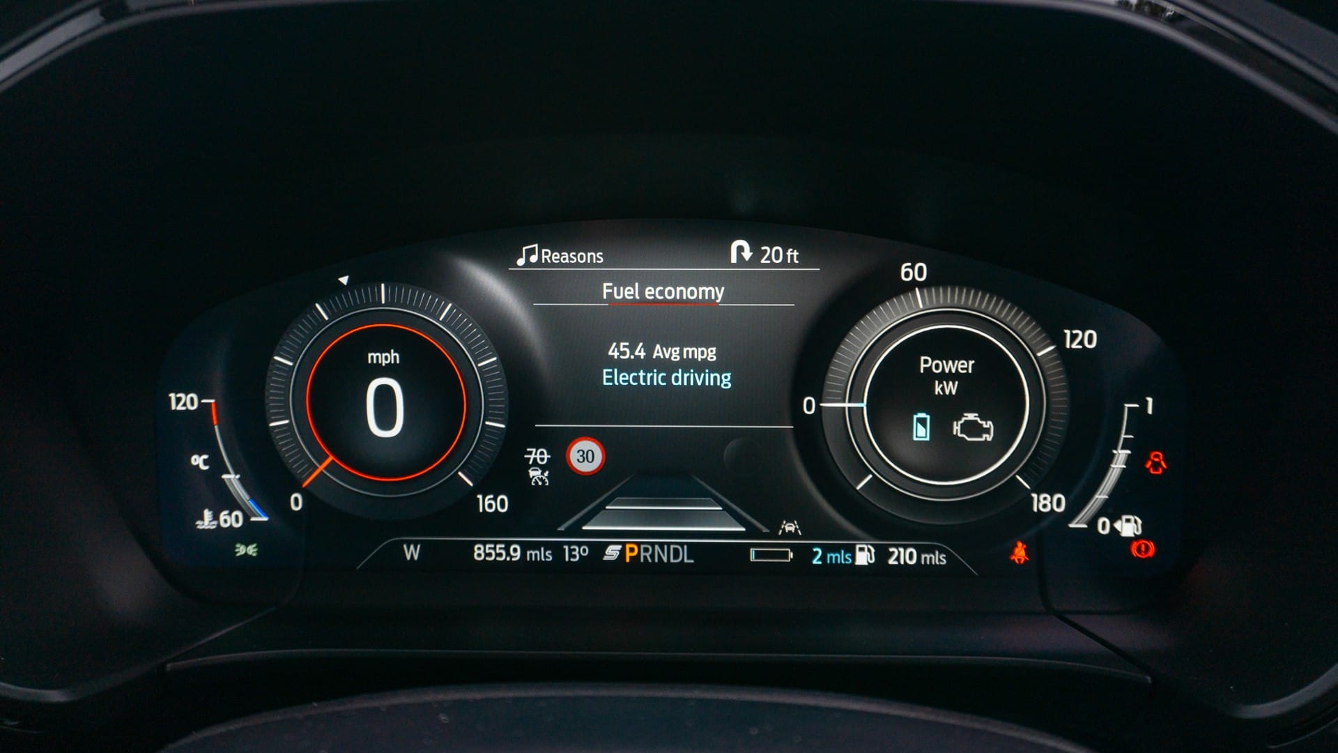 Ford Kuga hybrid fuel economy