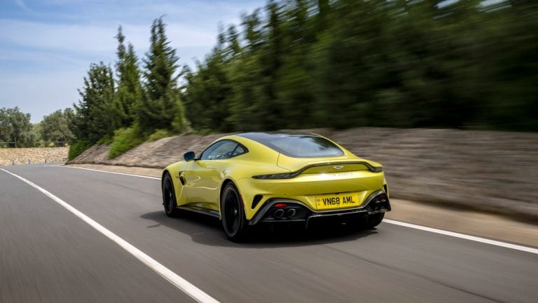 Aston Martin Vantage rear view