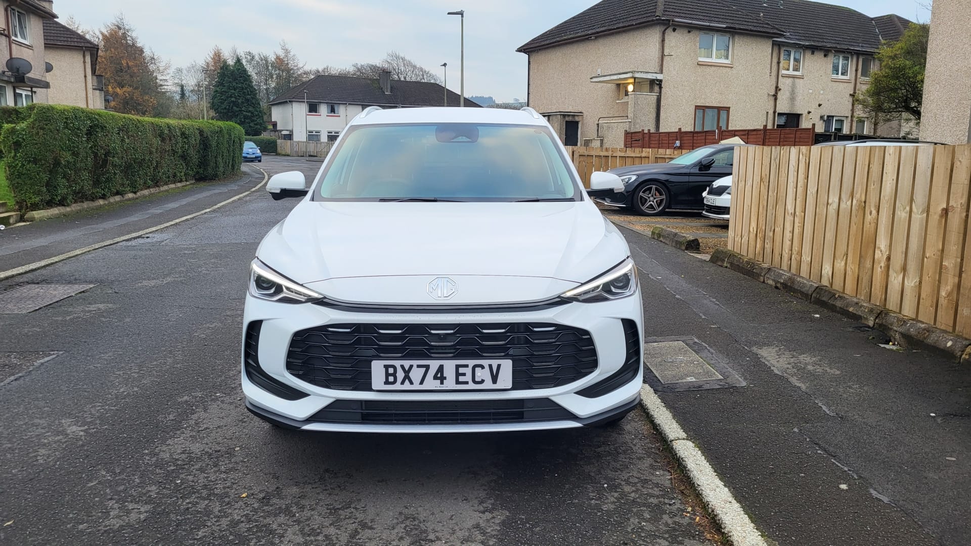 Front view of the 2024 MG ZS Trophy