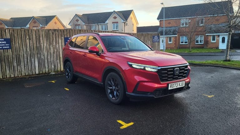 Front view of the 2025 Honda CRV hybrid