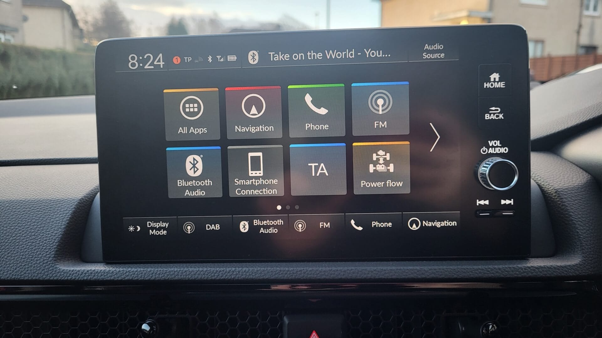 Infotainment system of the 2025 Honda CRV