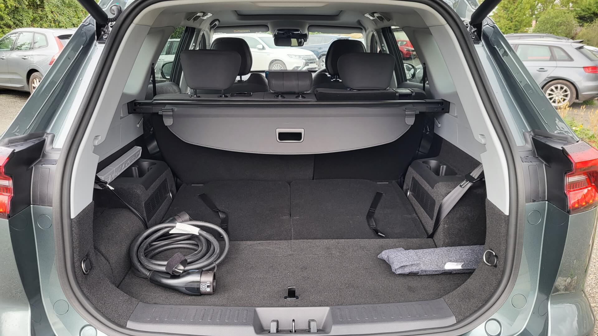 Photo of the Chery Tiggo 8 boot space.