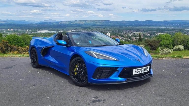 Photo of the 2025 Chevrolet Corvette Stingray RHD UK.