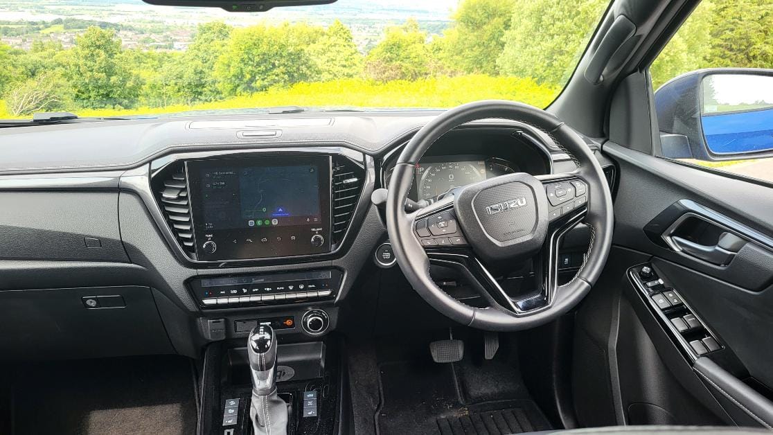 Photo of the 2026 isuzu D-Max V-Cross interior.