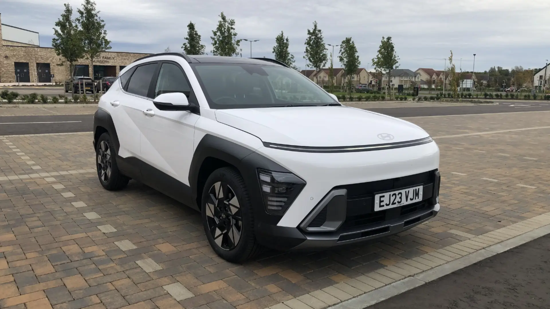 photo of the Hyundai Kona hybrid, by Dylan Freeburn