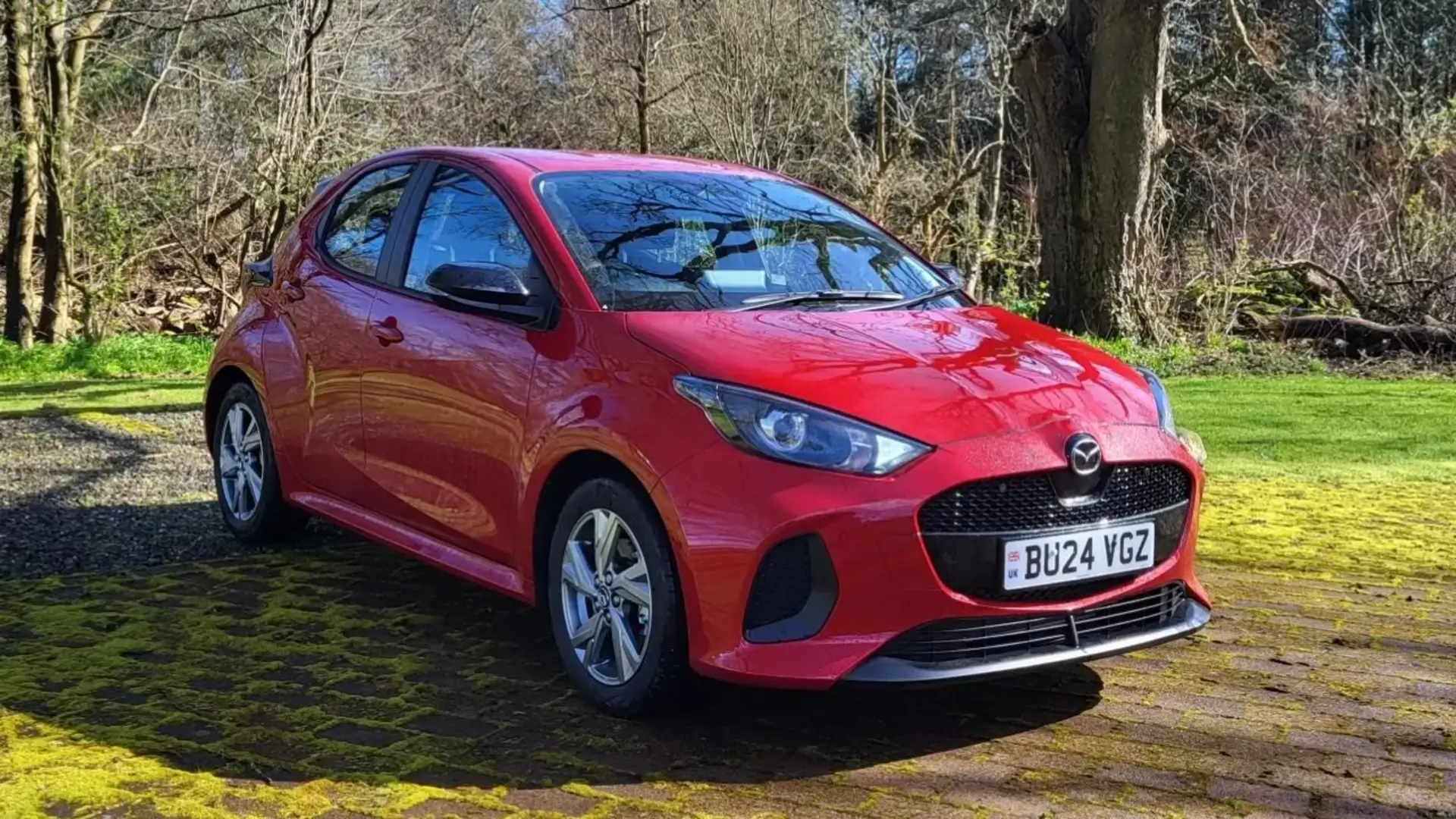 photo of the Mazda 2 hybrid, by Dylan Freeburn