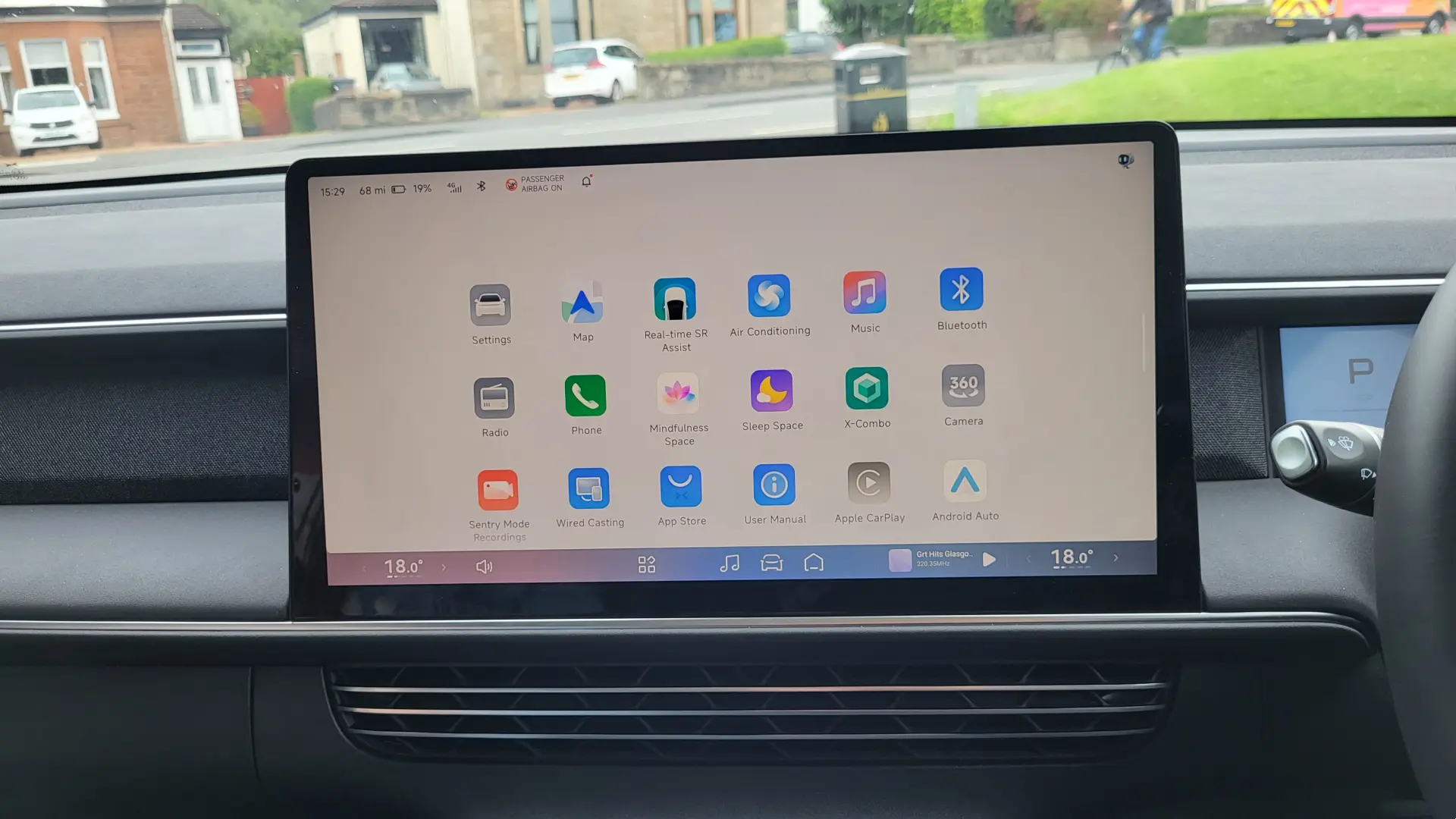 XPENG G6 touchscreen