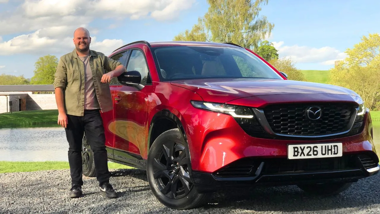 Dylan Freeburn testing 2026 Mazda CX-5 Homura