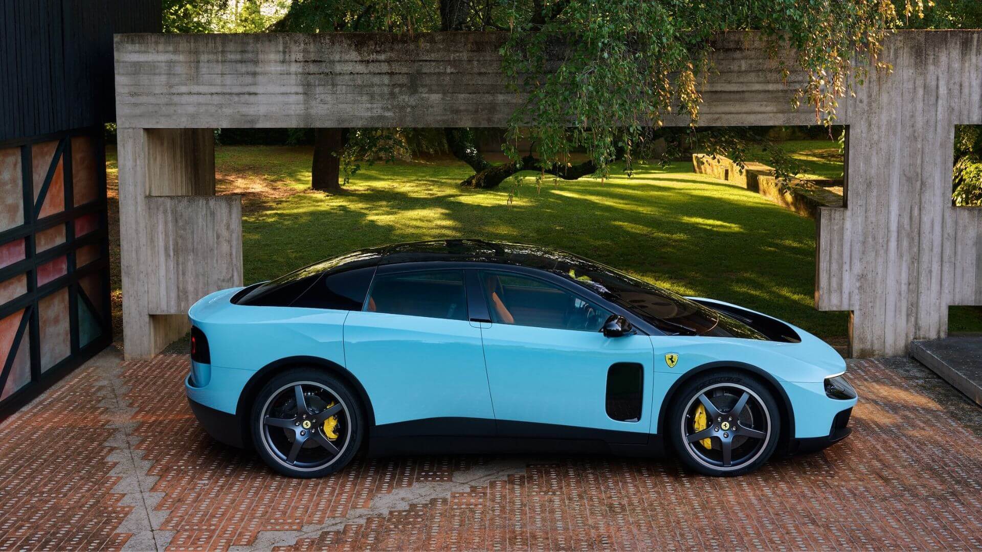 Ferrari Luce side profile looks bland.